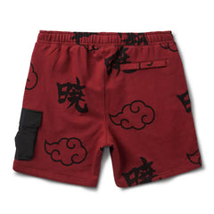 AKATSUKI OVERSIZED FLEECE SHORTS - Four Street