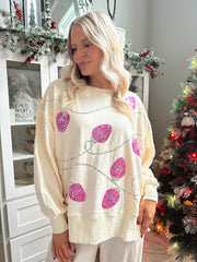 All Is Bright Cream Crew Neck