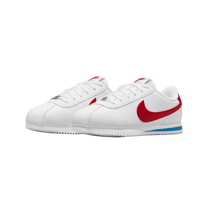 Nike Big Kids’ Cortez Shoes - White-Red DM0950-115