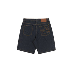 Blackzone Denim Shorts in Black - Four Street