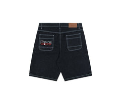 Bootleggaz Denim Shorts In Black - Four Street