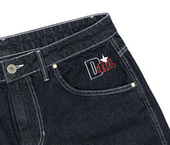 Bootleggaz Denim Shorts In Black - Four Street