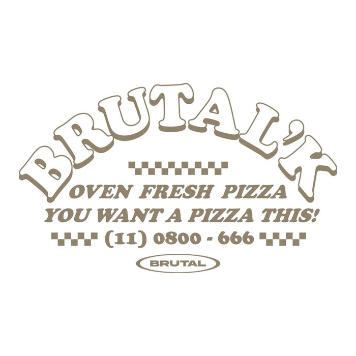 Camiseta Oversized - Love Pizza White - Four Street
