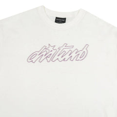 Cursive T-Shirt In Off-white - Four Street