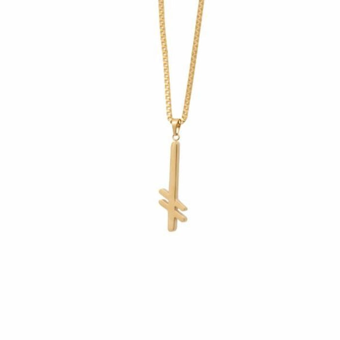 Deathwish - Gang Logo Necklace (Gold)