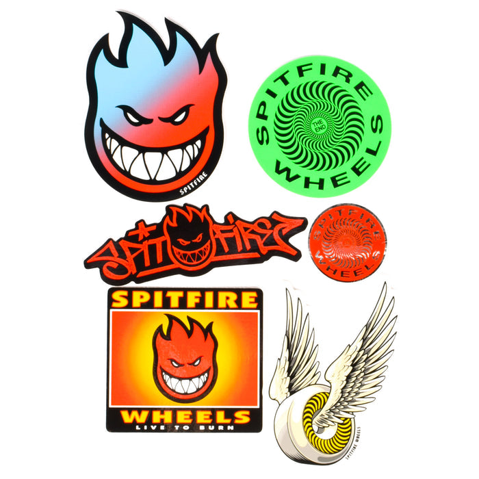 DLX - Spitfire Sticker Pack (6 Stickers)
