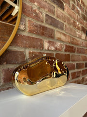 Elody Gold Clutch Bag