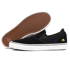 Emerica - Wino G6 Slip-On (Black/White/Gold)