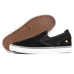 Emerica - Wino G6 Slip-On Youth (Black/White/Gold)