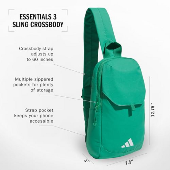 Adidas Essentials Sling Small Crossbody Bag – Green JJ7635