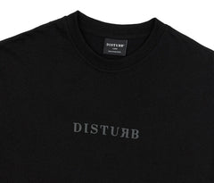 Fade Logo T-Shirt in Black - Four Street