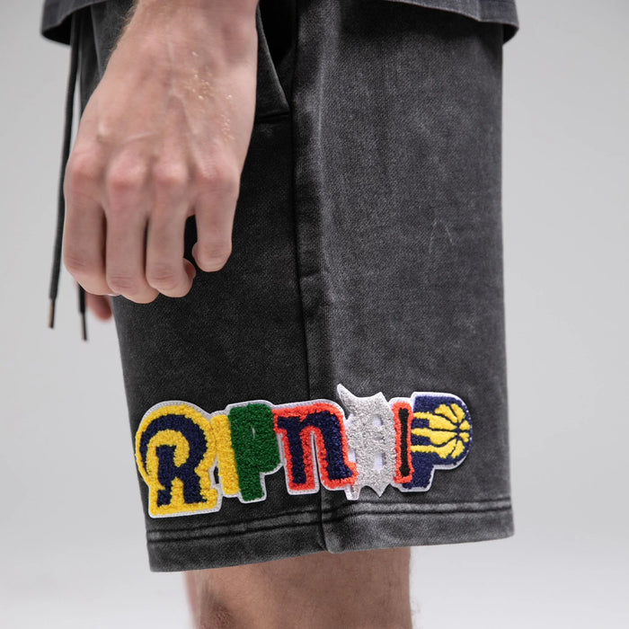 Fan Fave Sweatshorts (Black Wash) - Four Street