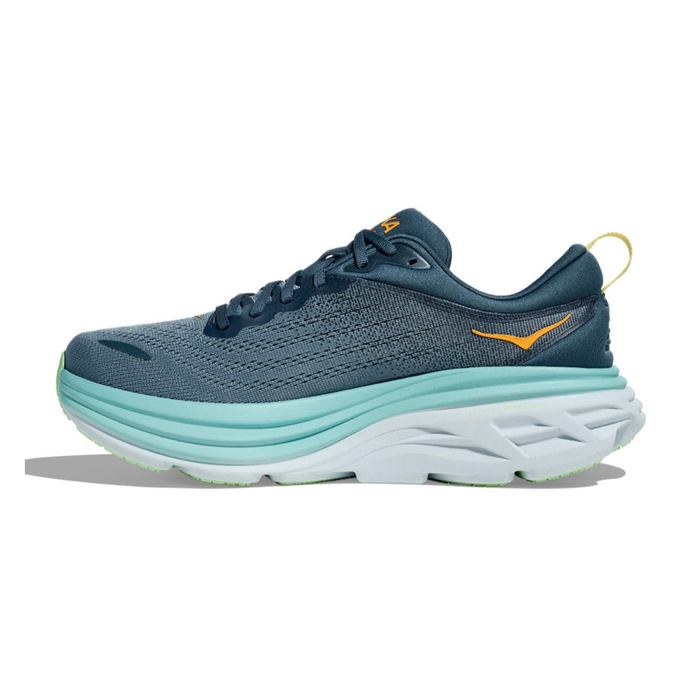 Hoka Men’s Bondi 8 Running Shoes – Real Teal 1123202RHD