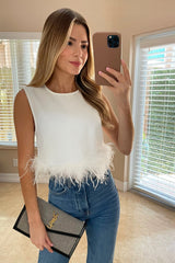 Sophia Feather top