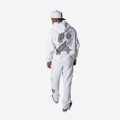 Inked Embroidered Hooded Fleece - Four Street