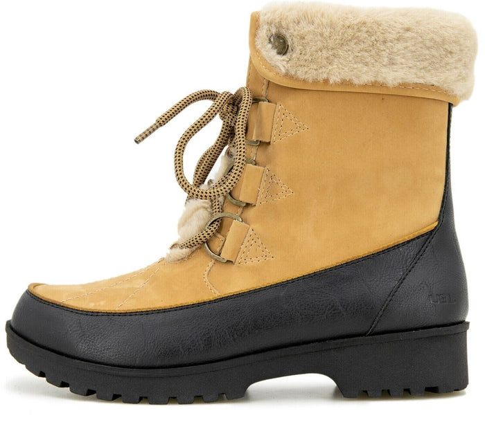 JBU Women's Southgate Two-Tone Winter Boots – Beige B2SGT04
