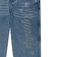 Kawaii Nerm Womens Wide Leg Pants (Medium Wash) - Calça - Four Street