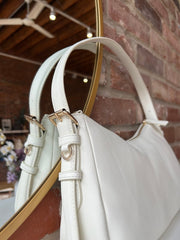 Kora Bone Leather Shoulder Bag
