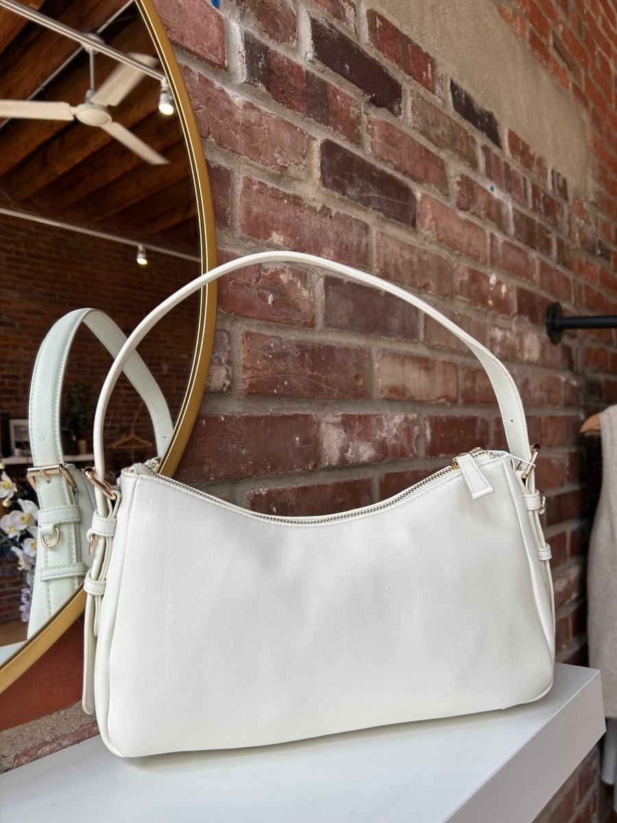 Kora Bone Leather Shoulder Bag