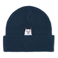 Lord Nermal Waffle Knit Beanie (Navy) - Four Street