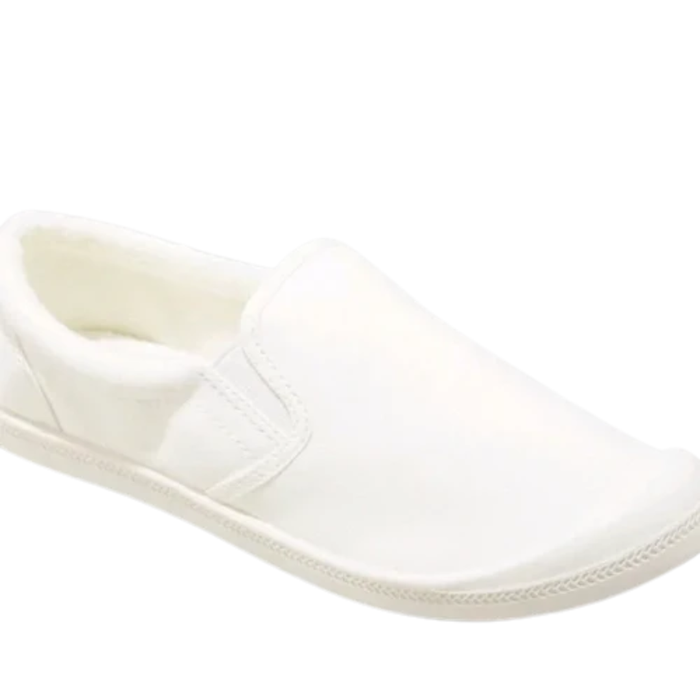 Mad Love Women’s Kasandra Slip-On Canvas White Shoes