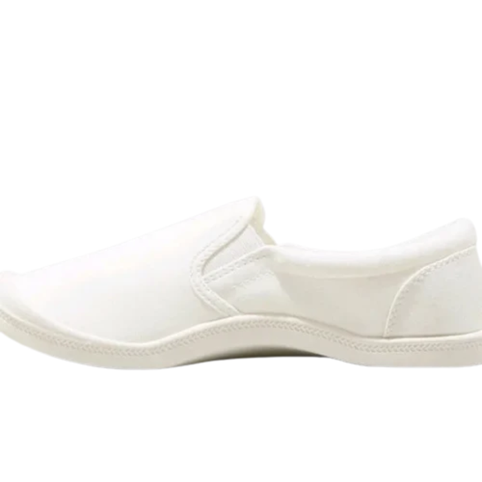 Mad Love Women’s Kasandra Slip-On Canvas White Shoes