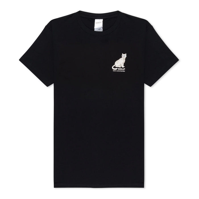 Man I Love Felines Tee (Black) - Preto - Camiseta - Four Street