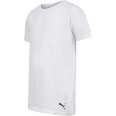 Puma Men's 3-Pack Premium Soft Cotton White Crew Neck T-Shirts
