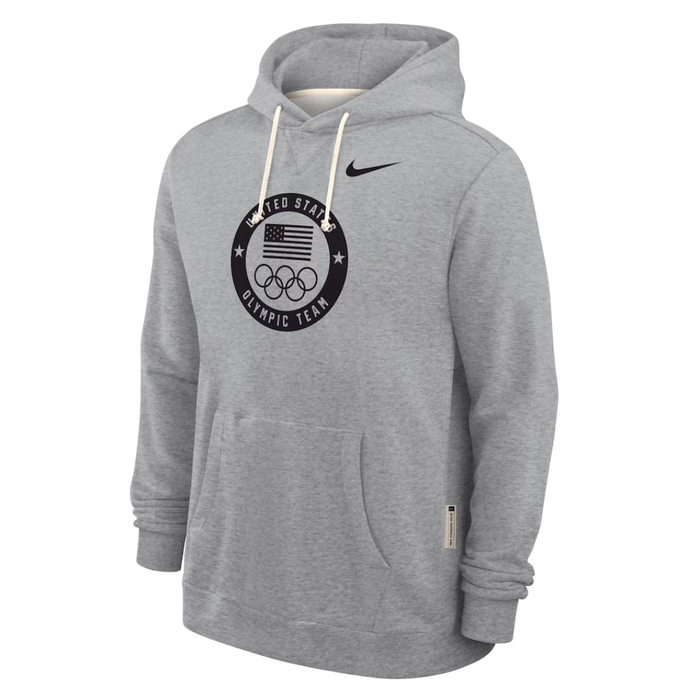 Nike Men's Club Fleece US Olympics Hoodie DHR Grey- M31777D