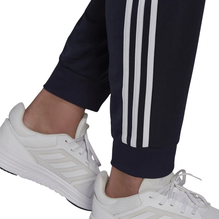Adidas Men’s Essentials Tapered 3-Stripes Track Pants Navy – H46106