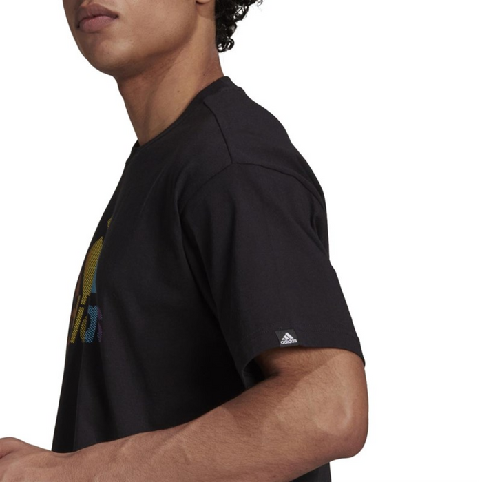 Adidas Men's Pride Logo Graphic Tee (Gender Neutral) – JW2052