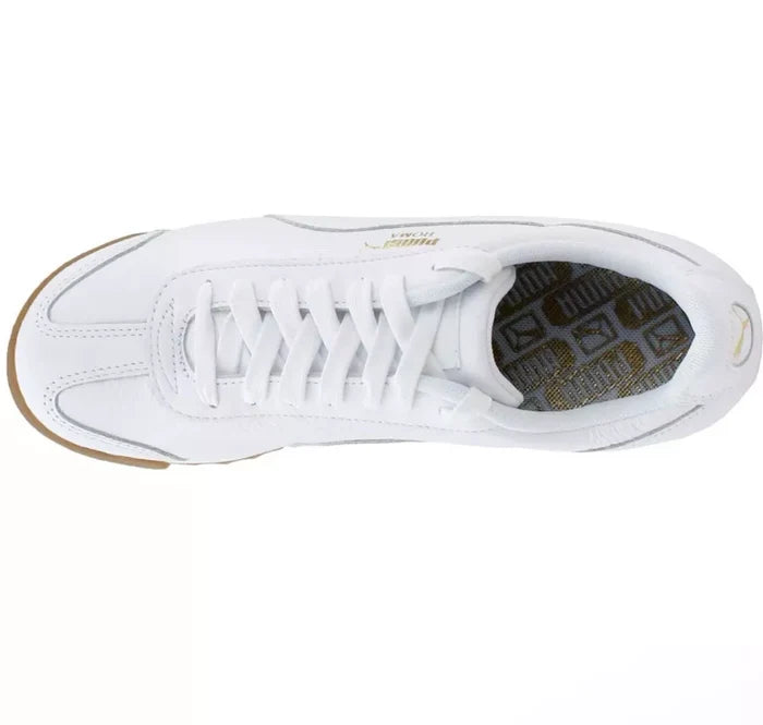 Puma Men's Roma Classic White-Gum Sneakers 366408-01