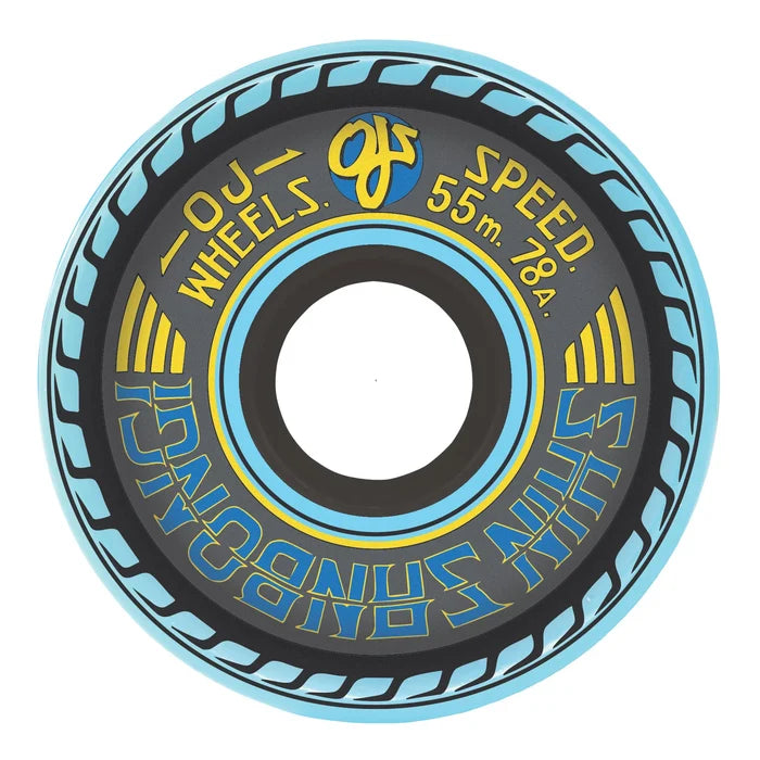 OJ - Shin Sanbongi Blue Mini Super Juice 78a Wheels (55mm)