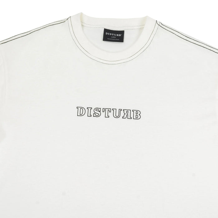 Outline Logo T-Shirt in Off-White - Four Street