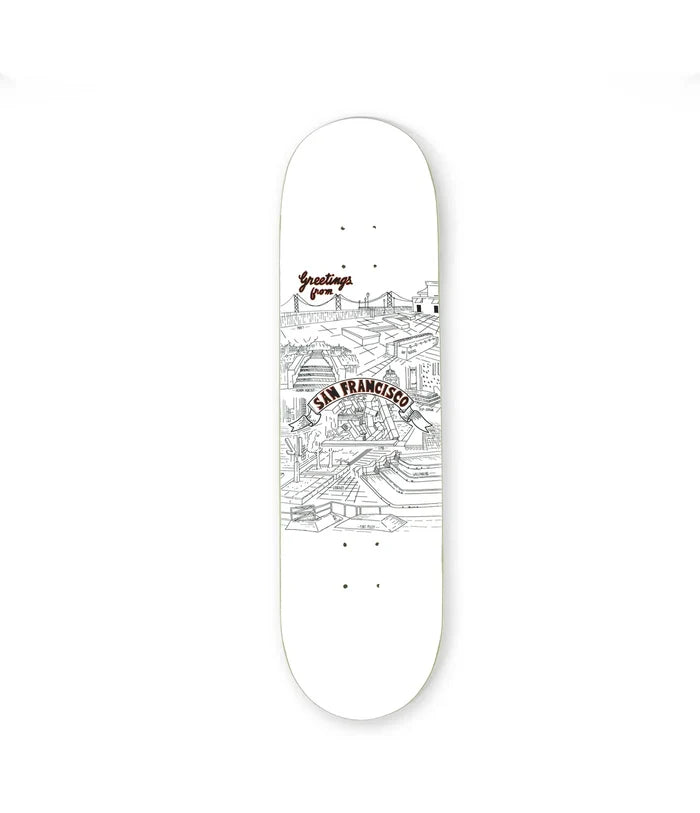 Pier 7 SF - Postcard "White" Deck (8.25"/8.5")