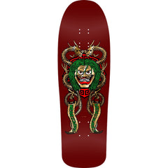 Powell - Steve Caballero Mask Reissue Burgundy/Gold Foil Deck (9.75")