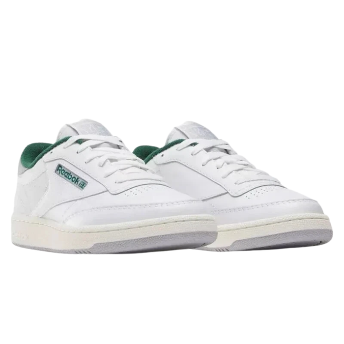 Reebok Men's Club C 85 Sneakers – White/Green 100032970