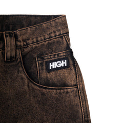 Rust Denim Pants Brown - Four Street