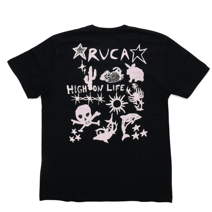 RVCA - High On Life Tee (Black) *SALE
