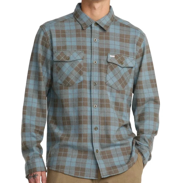 RVCA - Vacancy Flannel Long Sleeve (Lead) *SALE