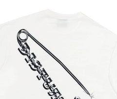 Safety Pin T-Shirt In Off-White - Four Street