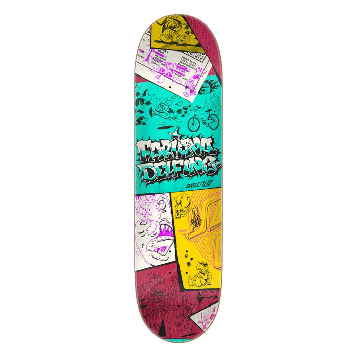 Santa Cruz - Fabiano Delfino Scribble Feelbase Deck (8.25")