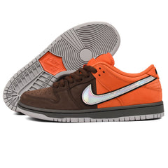 Nike SB - Dunk Low Pro (Safety Orange/Wolf Grey/Baroque Brown)