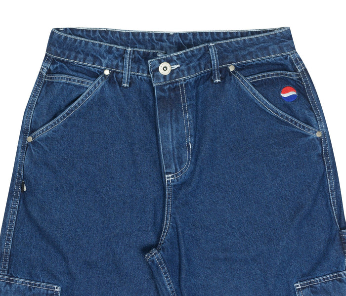 Screw Denim Pants in Blue - Four Street