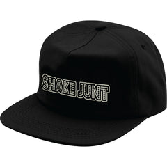 Shake Junt - Stretch Logo Snapback Hat (Black)