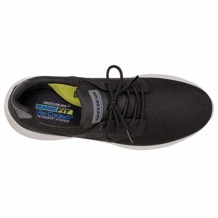 Skechers Men’s Delson Air-Cooled Shoes – Black 58876