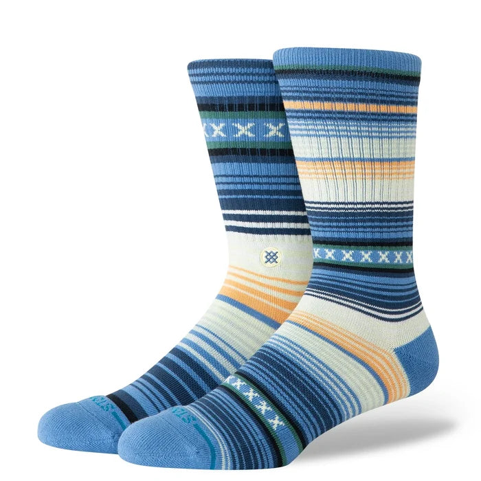 Stance - Curren Crew Socks (Capri Blue)