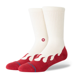 Stance - Heating Up Crew Sock (Red)