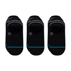 Stance - Icon No Show 3 Pack (Black/Grey)