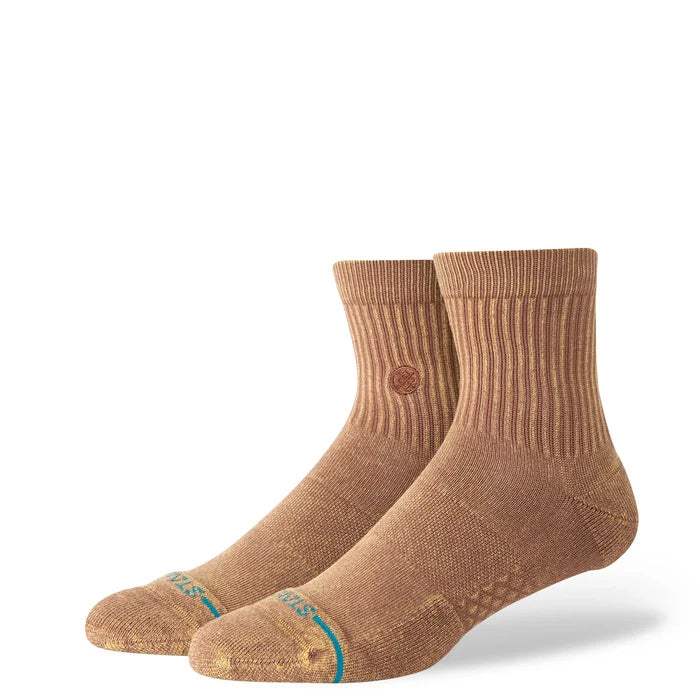 Stance - Icon Washed Quarter Sock (Brown)